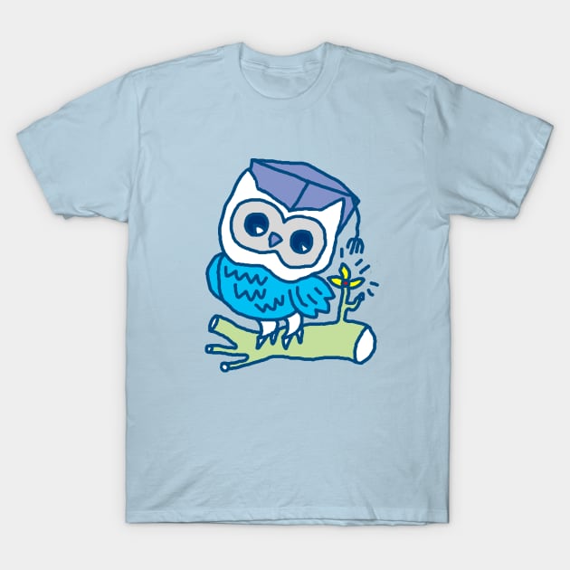 Owl Student T-Shirt by martinussumbaji